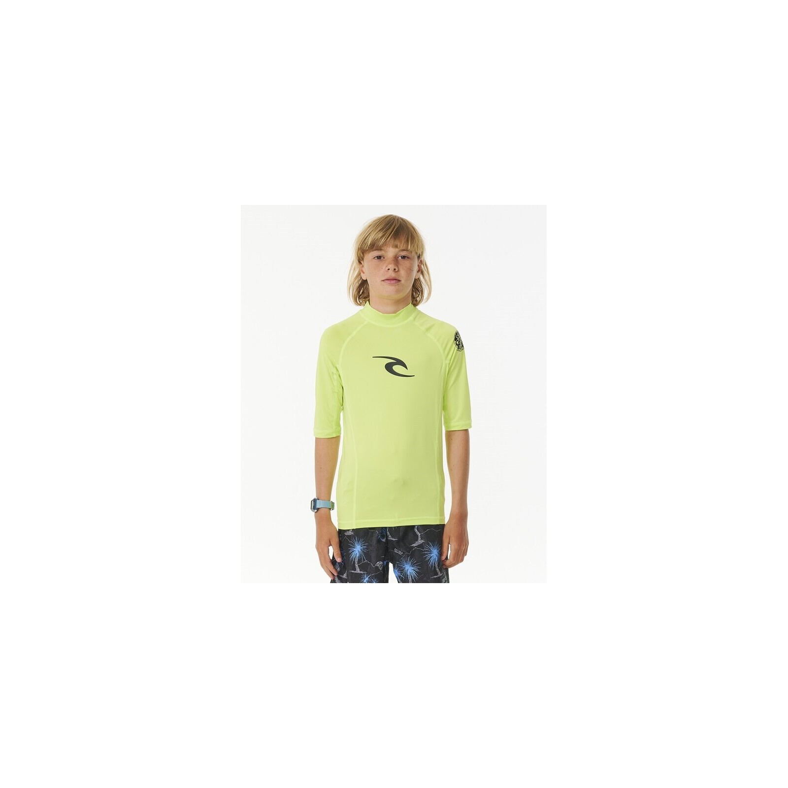 lykra RIP CURL - Brand Wave Upf S/S-Boy Lime (4078) velikost: 8