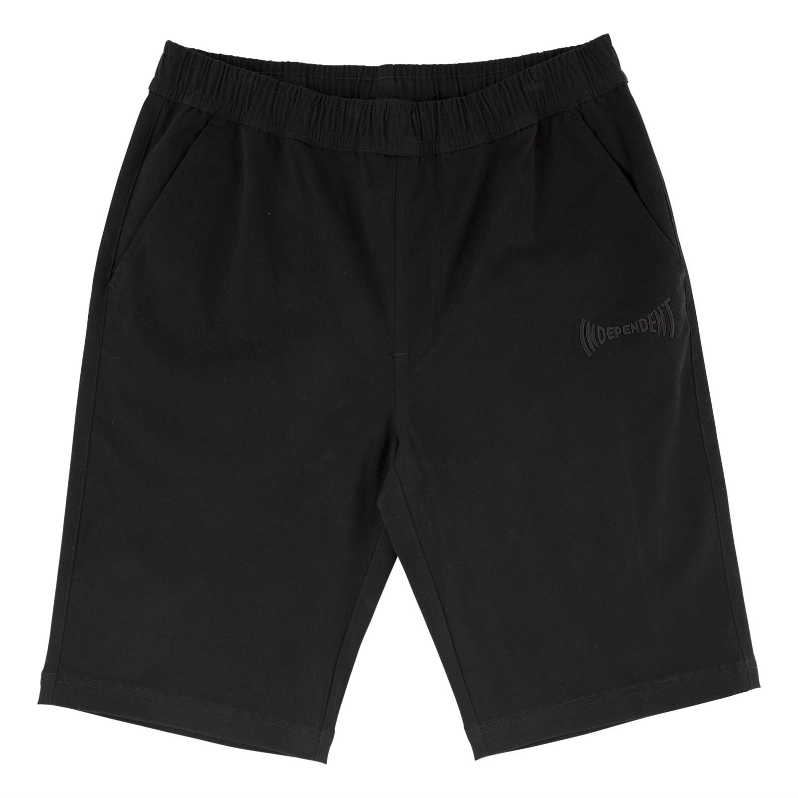 kraťasy INDEPENDENT - Span Elastic Waist Shorts Black/Black Black/Black (162989)