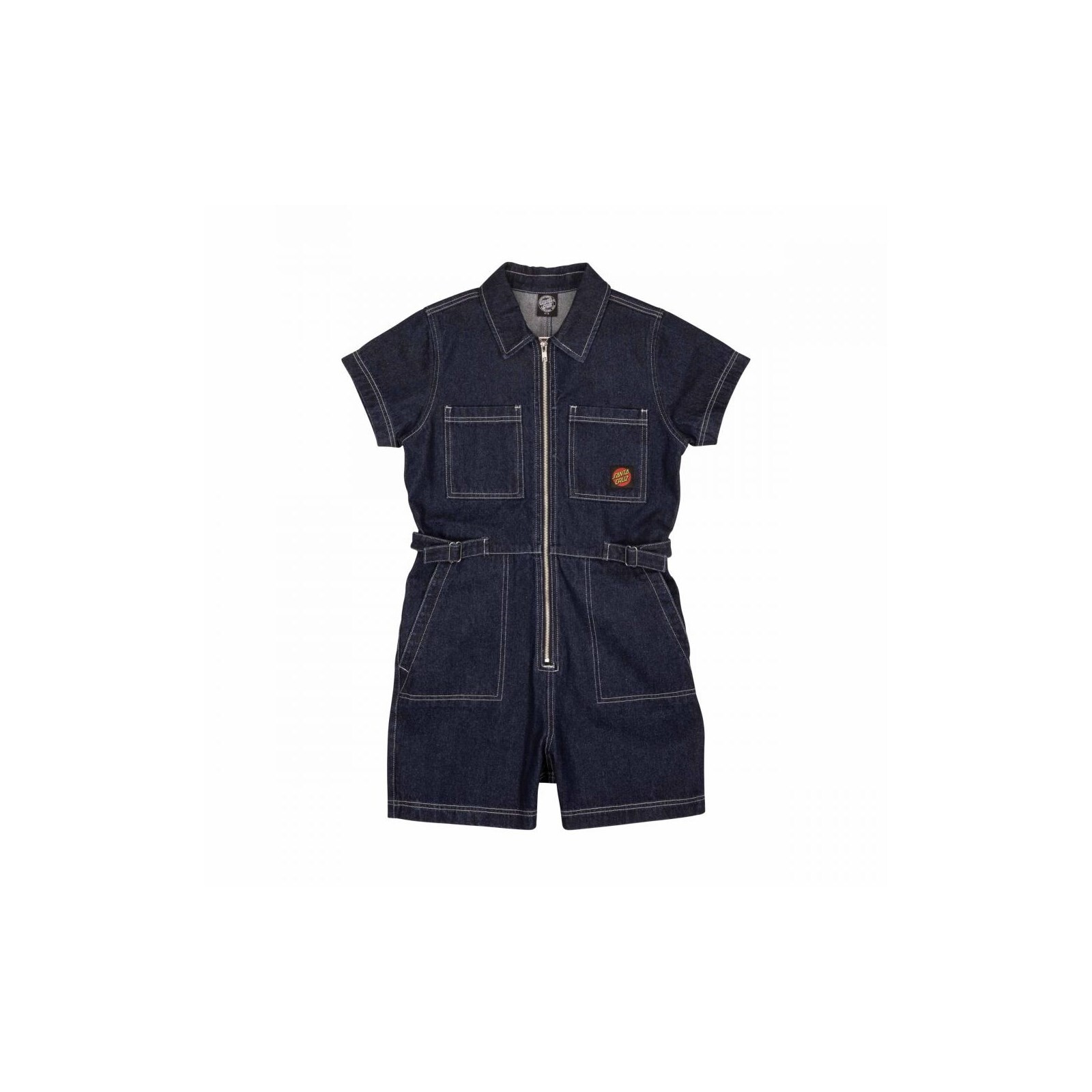 šaty SANTA CRUZ - Line Up Utility Playsuit Dark Denim (DARK DENIM)