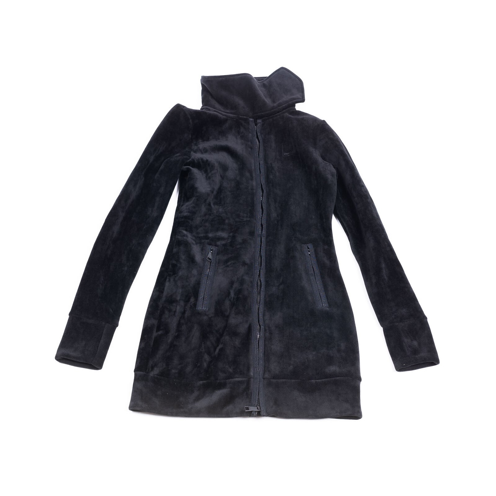mikina BENCH - Her. Long Fleece Funnel Black Beauty (BK11179) velikost: M