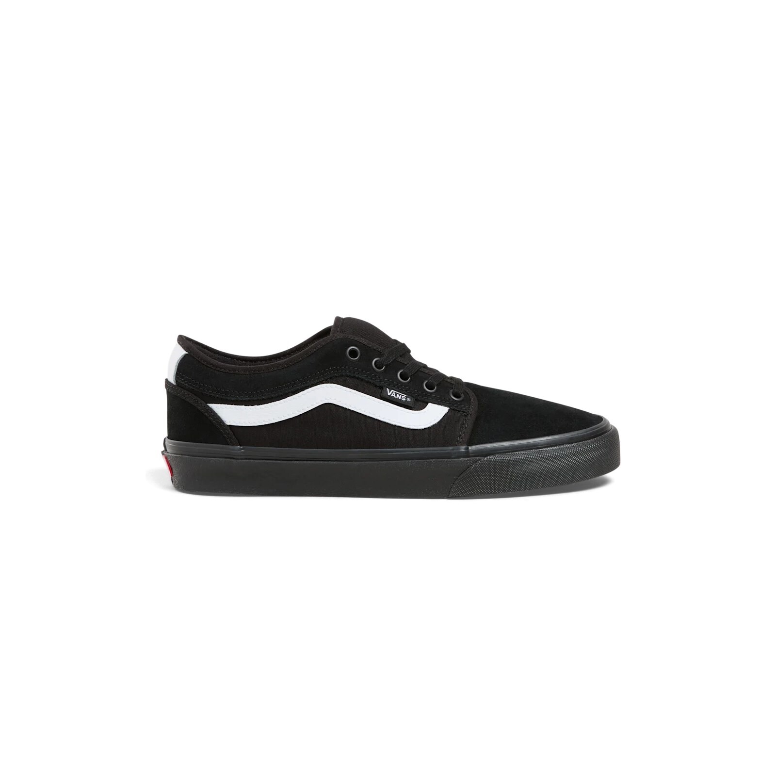 boty VANS - Skate Chukka Low Sidestripe Black/Black/White (B8C) velikost: 41