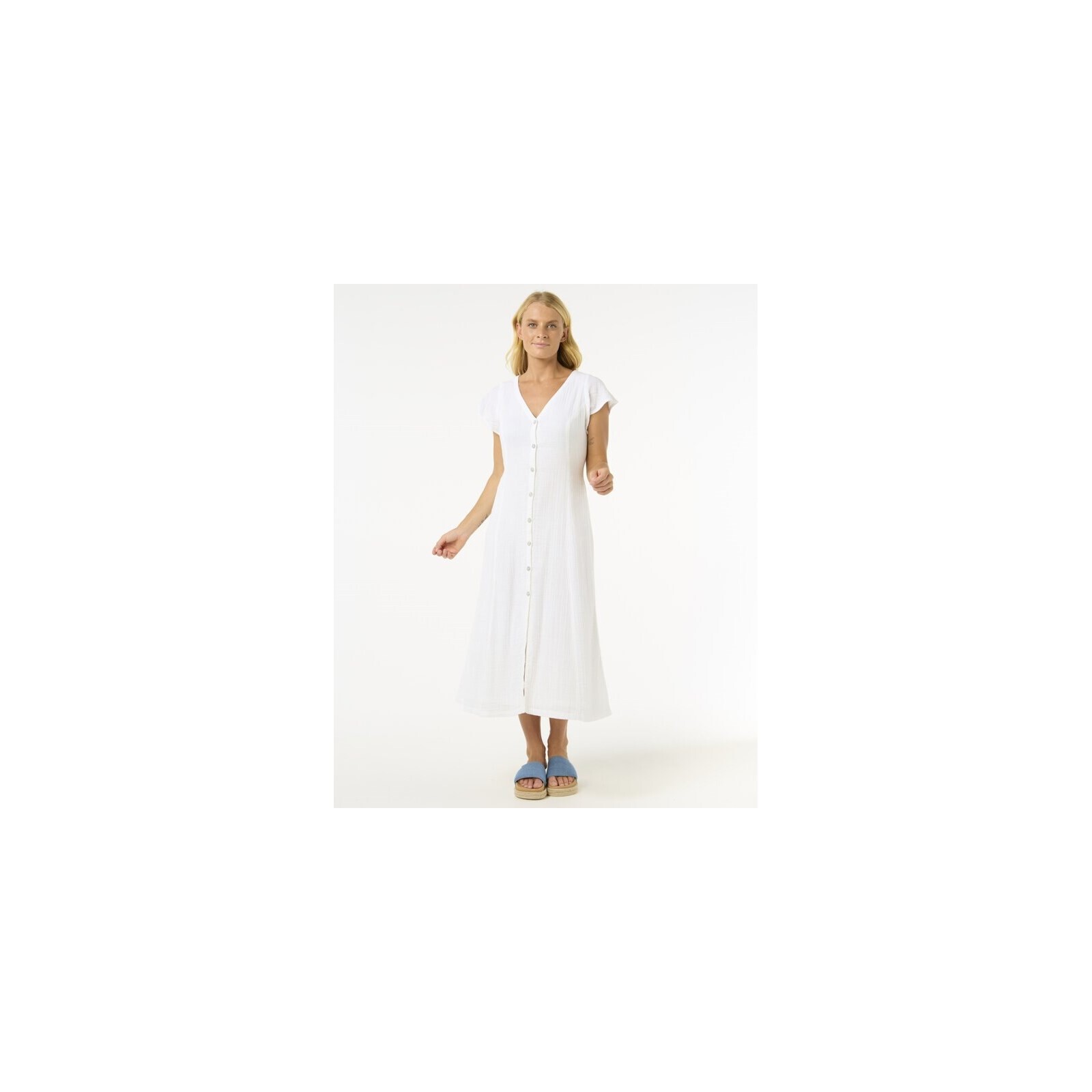 šaty RIP CURL - Premium Surf Long Dress White (1000) velikost: XS