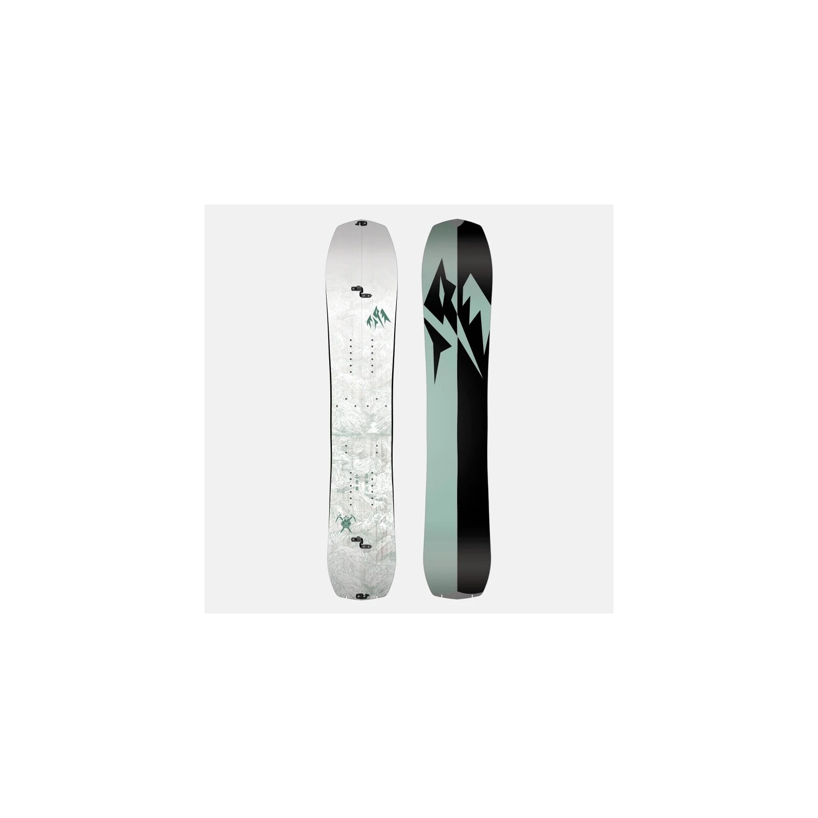 splitboard JONES - Womens Solution Splitboard Black (BLACK)