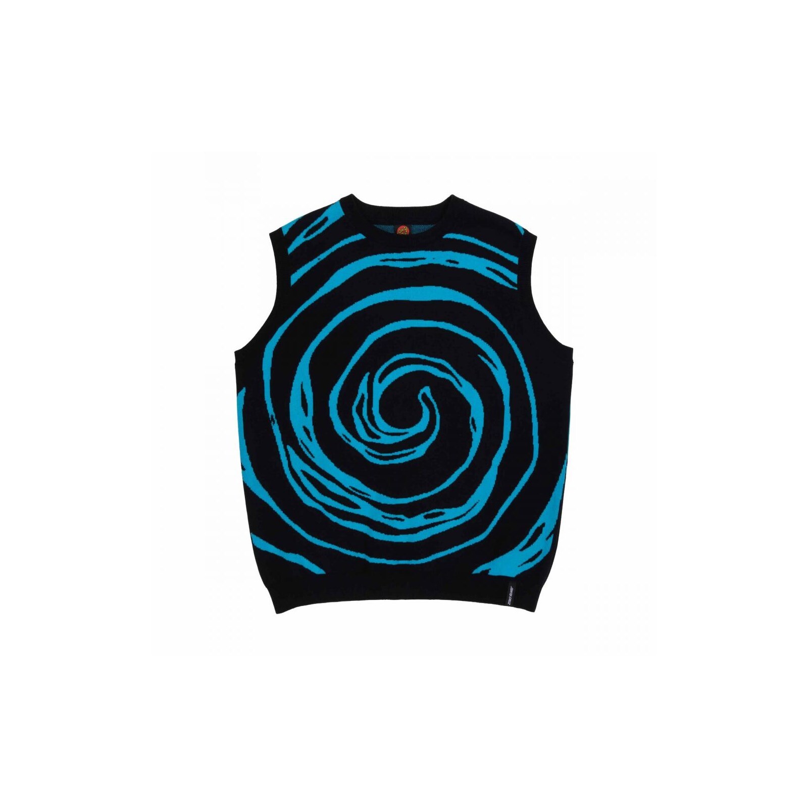 vesta SANTA CRUZ - Vortex Knit Vest Black (BLACK) velikost: XL