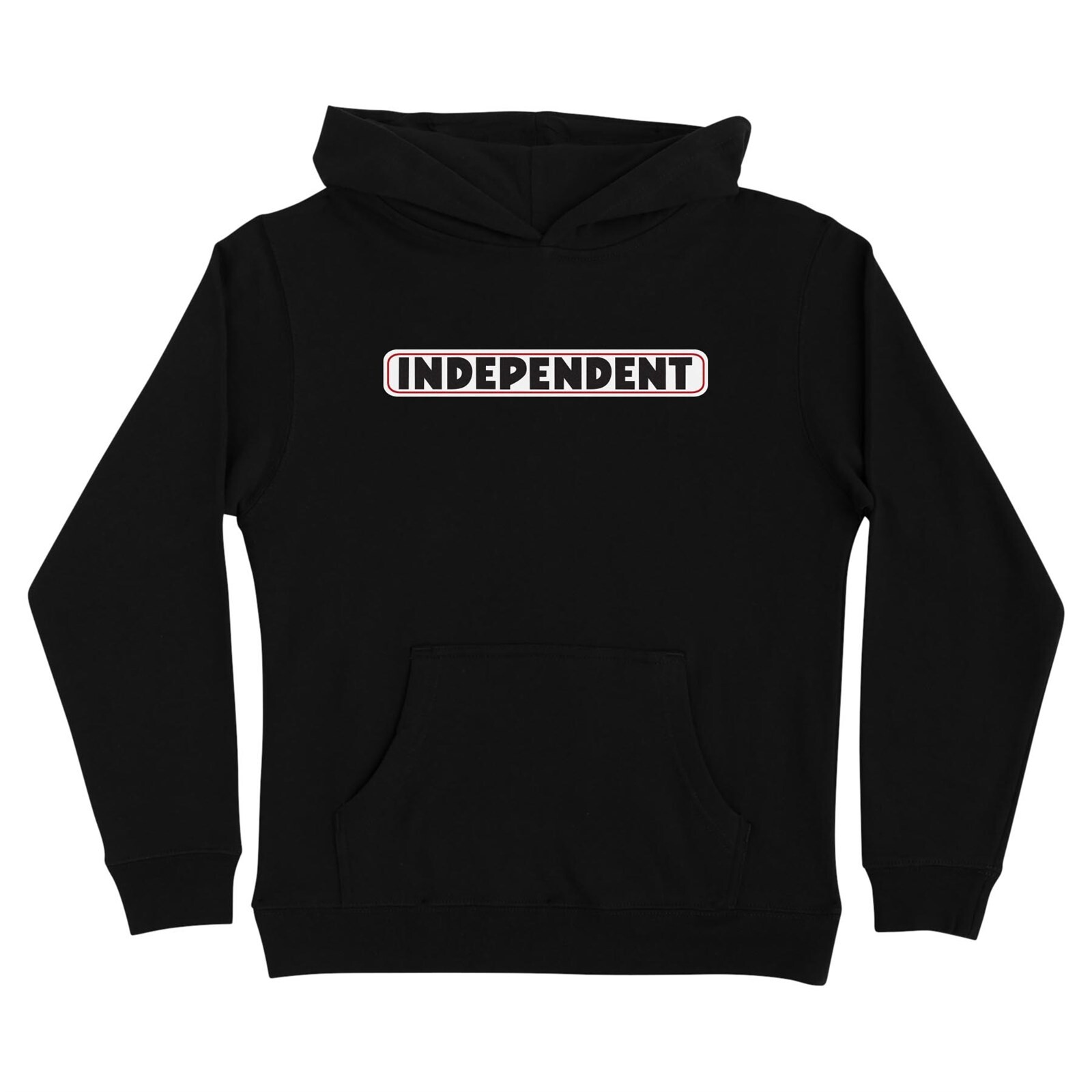 mikina INDEPENDENT - Bar Logo P/O Hooded Midweight Black (155202)