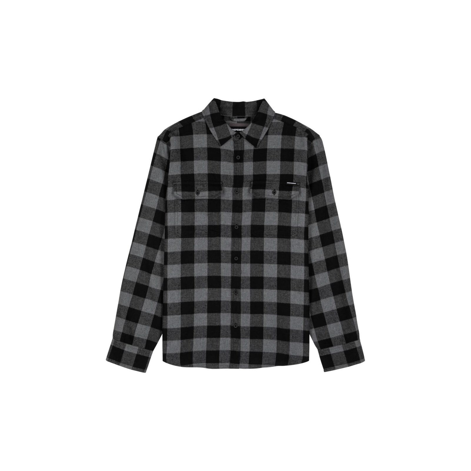 košile INDEPENDENT - Belmont Grey Check (GREY CHECK) velikost: L