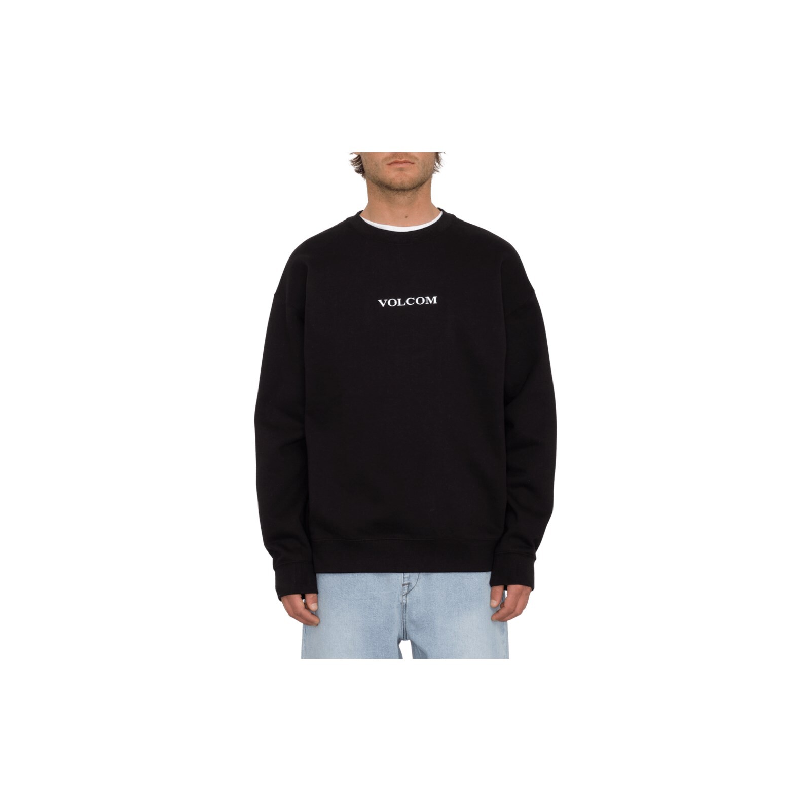 mikina VOLCOM - Volcom Stone Crew Fleece (BLK) velikost: L