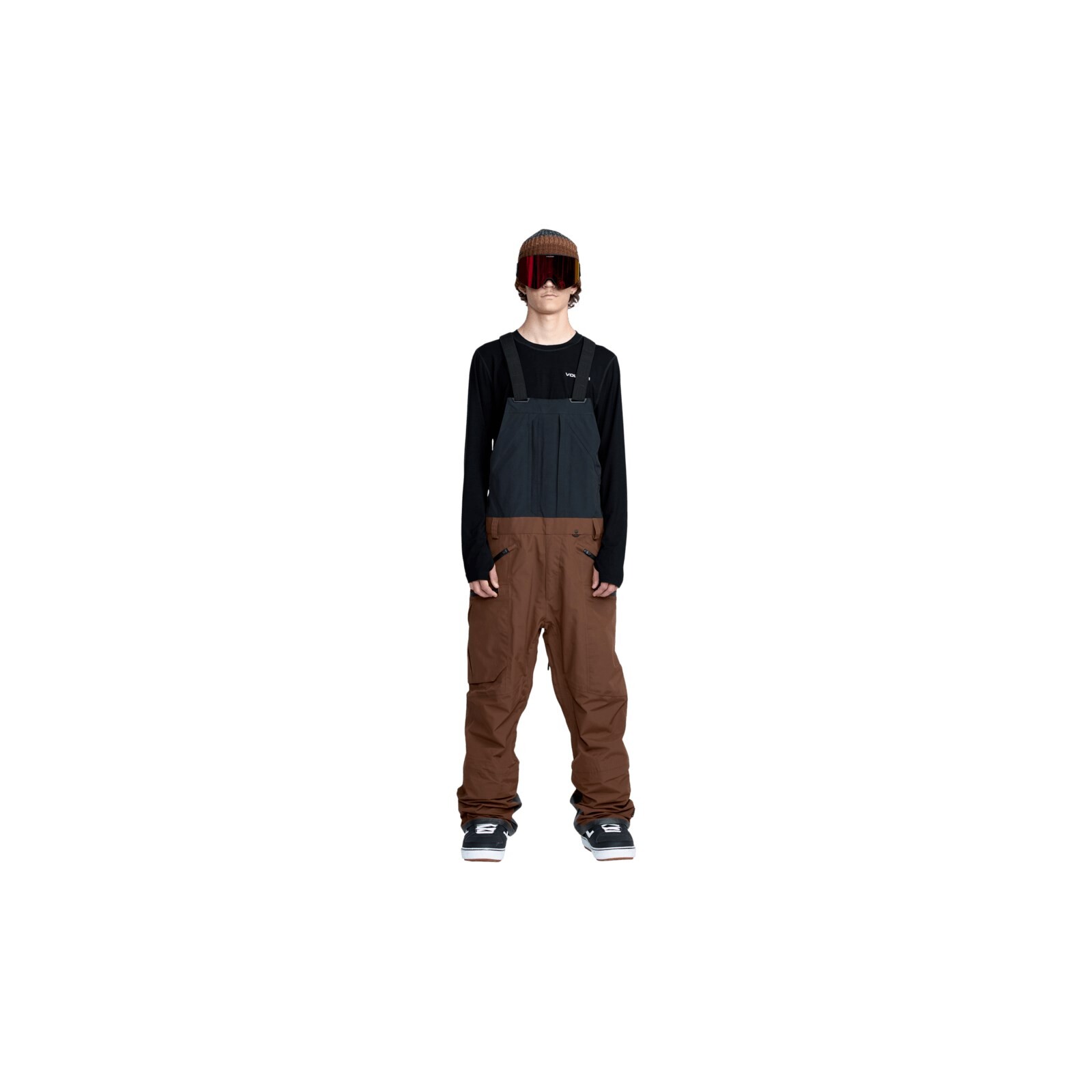 lacláče VOLCOM - Rain Gore-Tex Bib Overall (BRN)