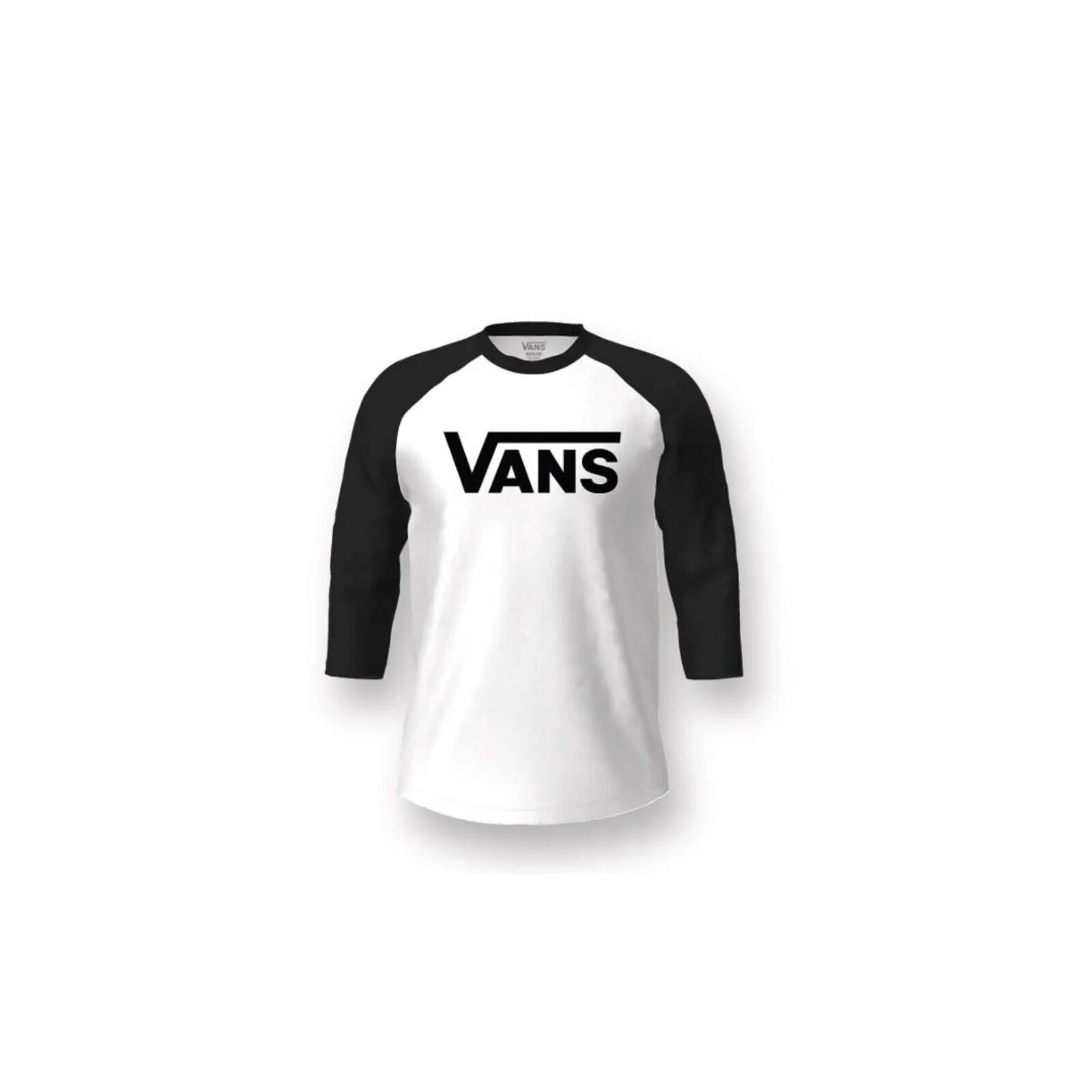 triko VANS - Classic Vans Raglan-B White/Black (YB2)