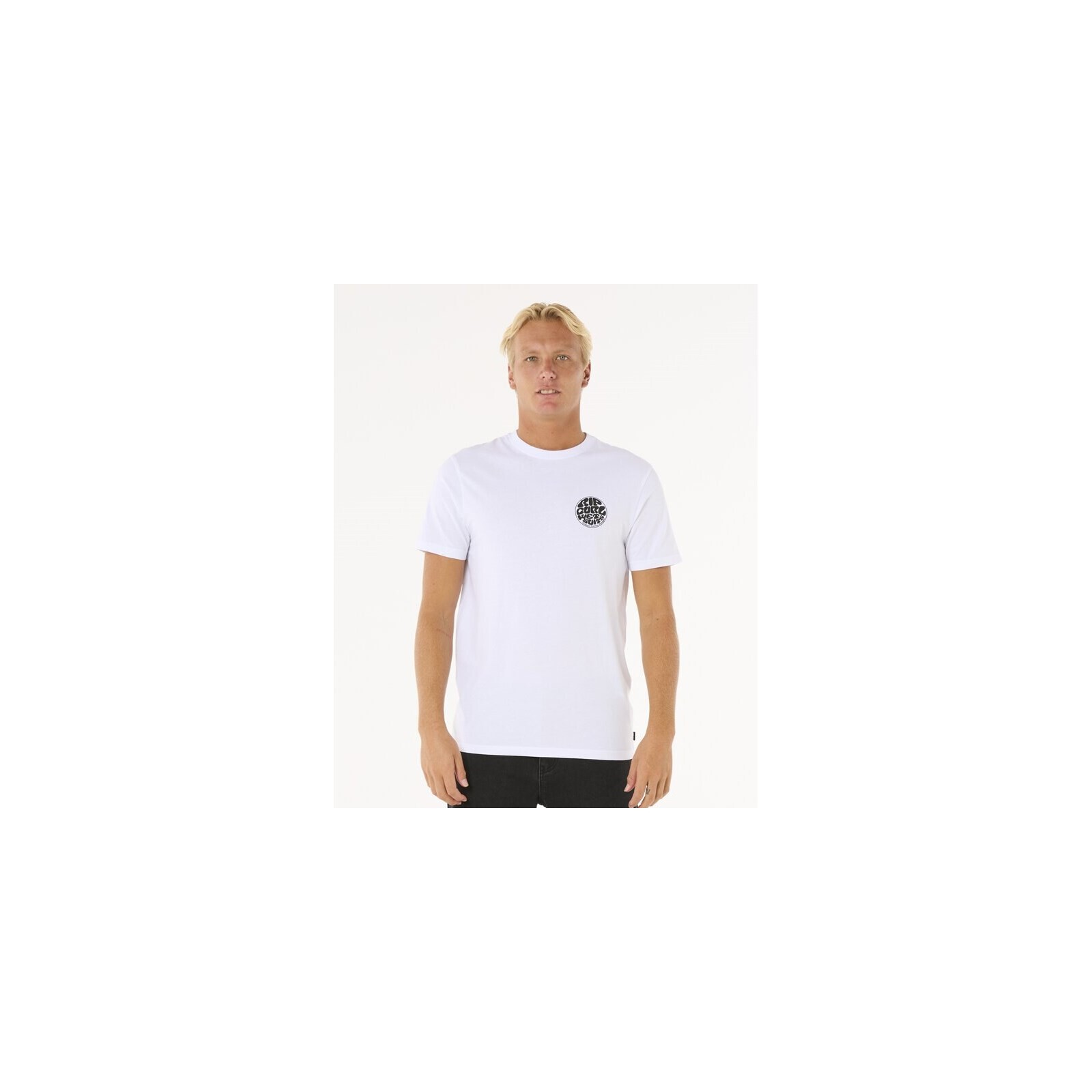 triko RIP CURL - Wettie Icon Tee Optical White (3262) velikost: M