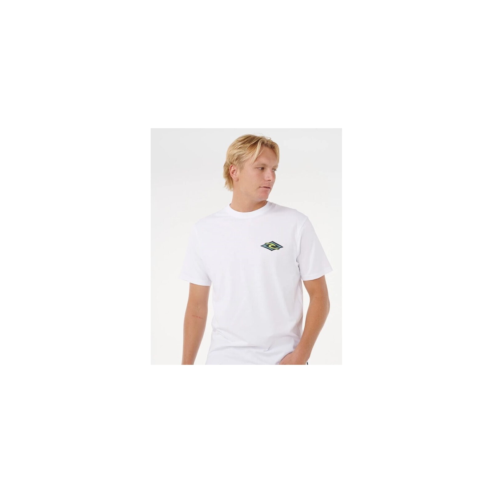 triko RIP CURL - Legacy Tee White (1000) velikost: M