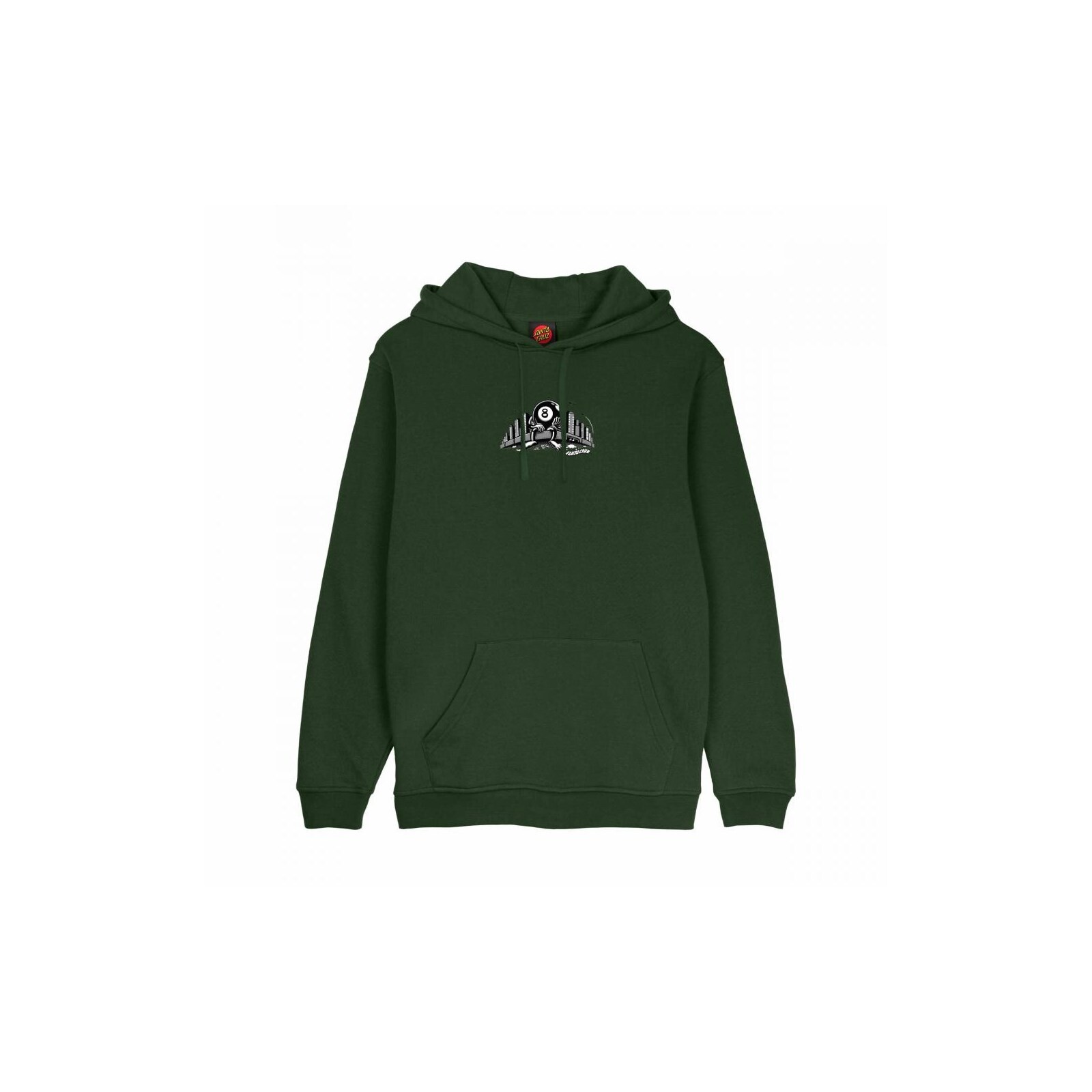 mikina SANTA CRUZ - Winkowski Curb Hood Kale (KALE)