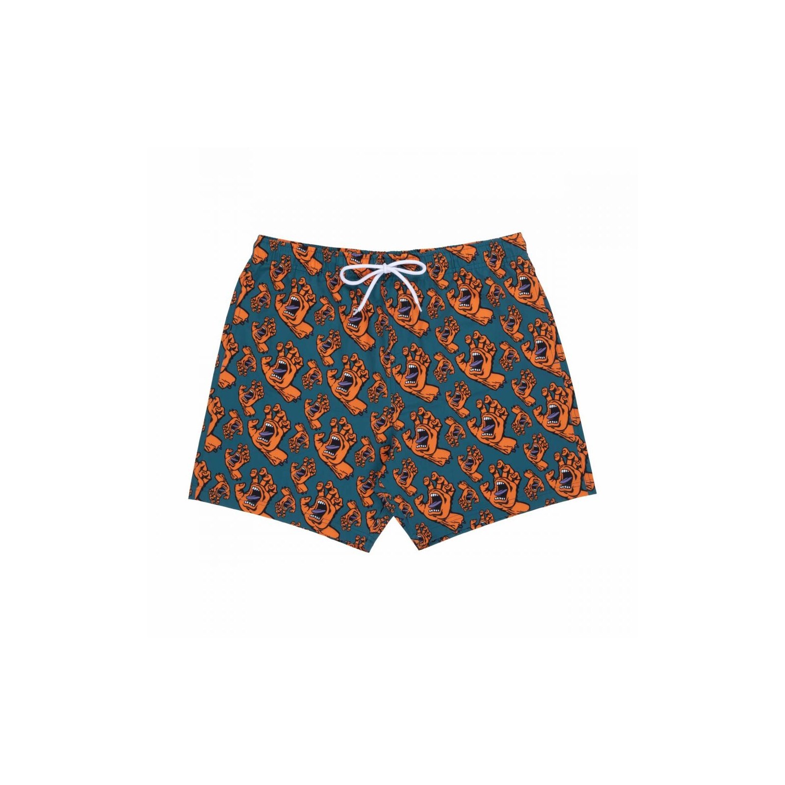 koupáky SANTA CRUZ - Hands All Over Swimshorts Teal (TEAL) velikost: S