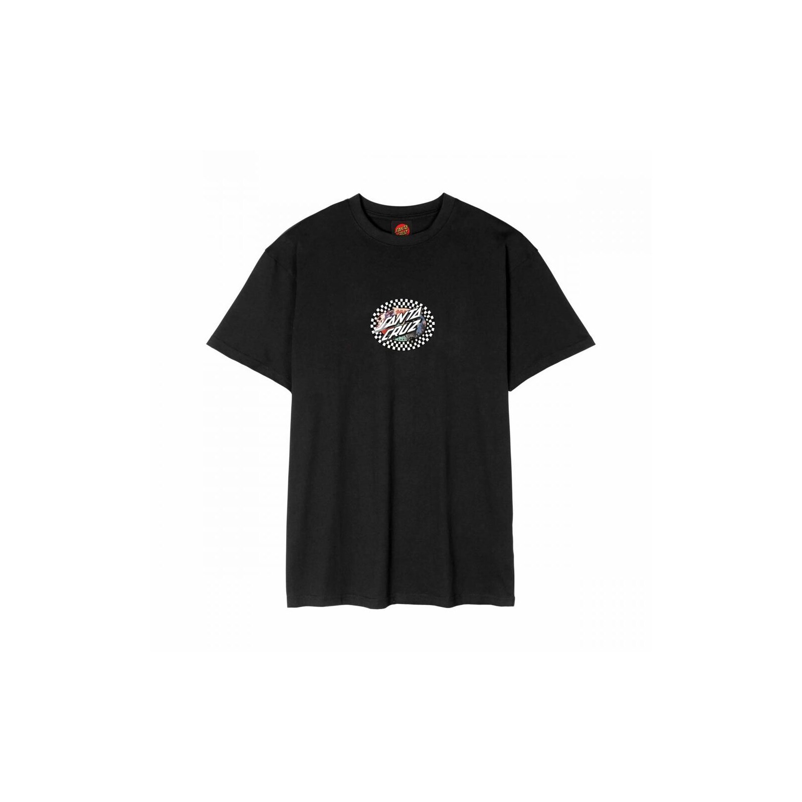 triko SANTA CRUZ - Collage Oval Dot T-Shirt Black (BLACK)