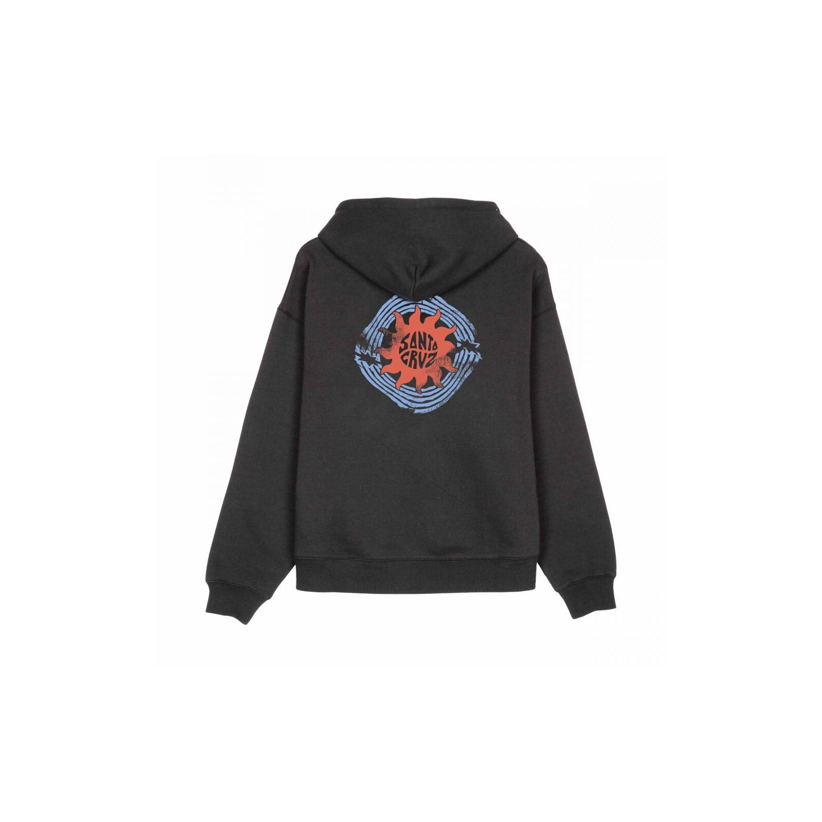 mikina SANTA CRUZ - Sun Daze Hood Black Wash (BLACK WASH) velikost: 12