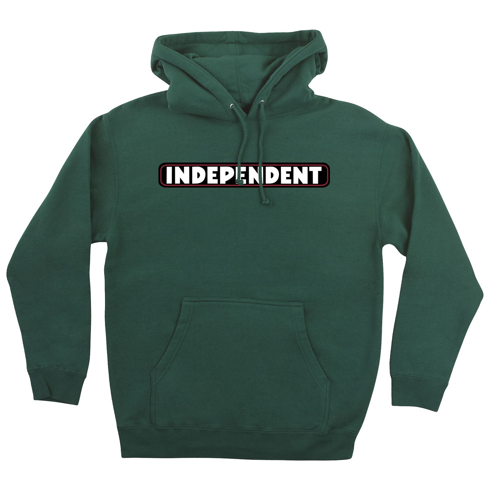 mikina INDEPENDENT - Bar Logo P/O Hooded Midweight Alpine Green (160197) velikost: M