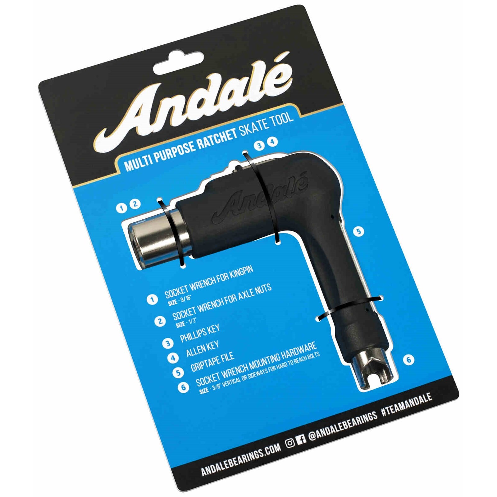 nářadí ANDALE - Multi Purpose Ratchet Tool (BLK) velikost: OS