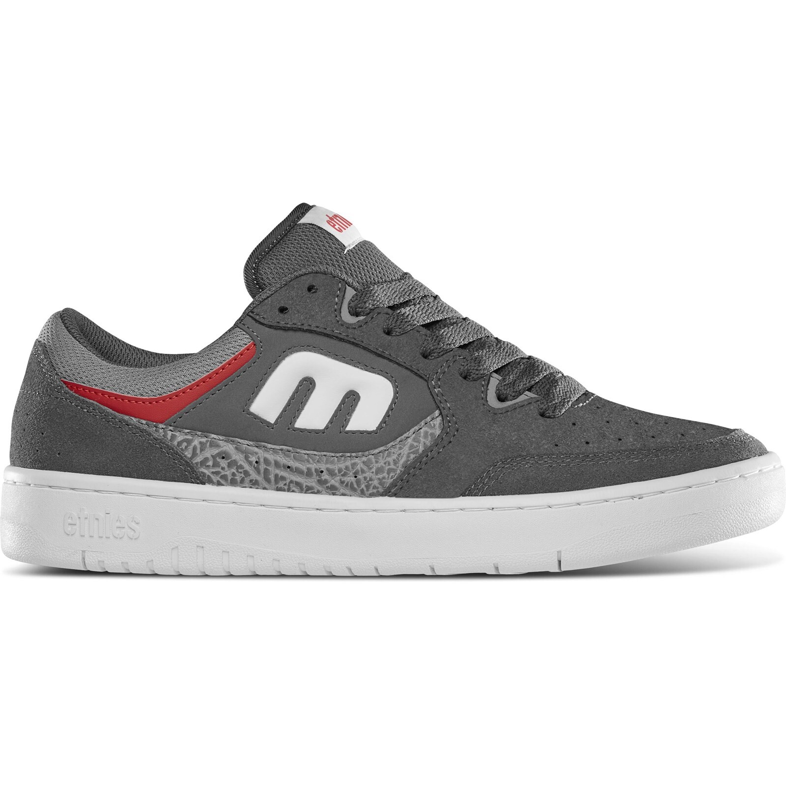 boty ETNIES - Loot Grey/Light Grey/Red (077) velikost: 45