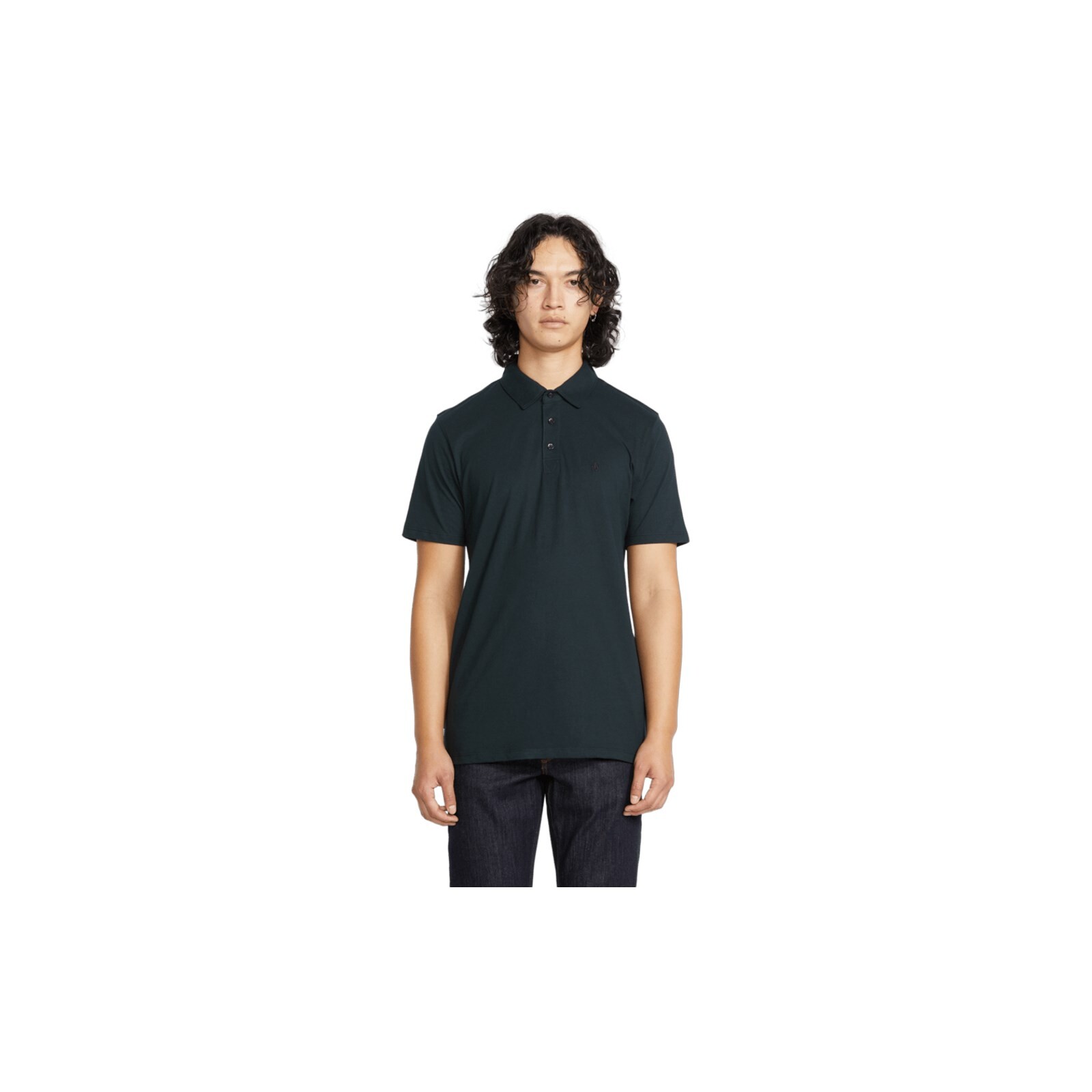 triko VOLCOM - Wowzer Polo Ss (BLK)