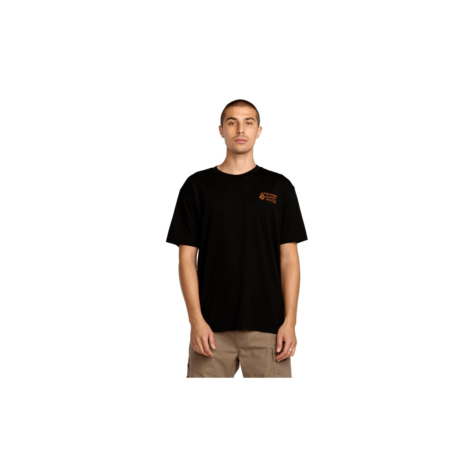 triko VOLCOM - Workwear Sst (BLK) velikost: M