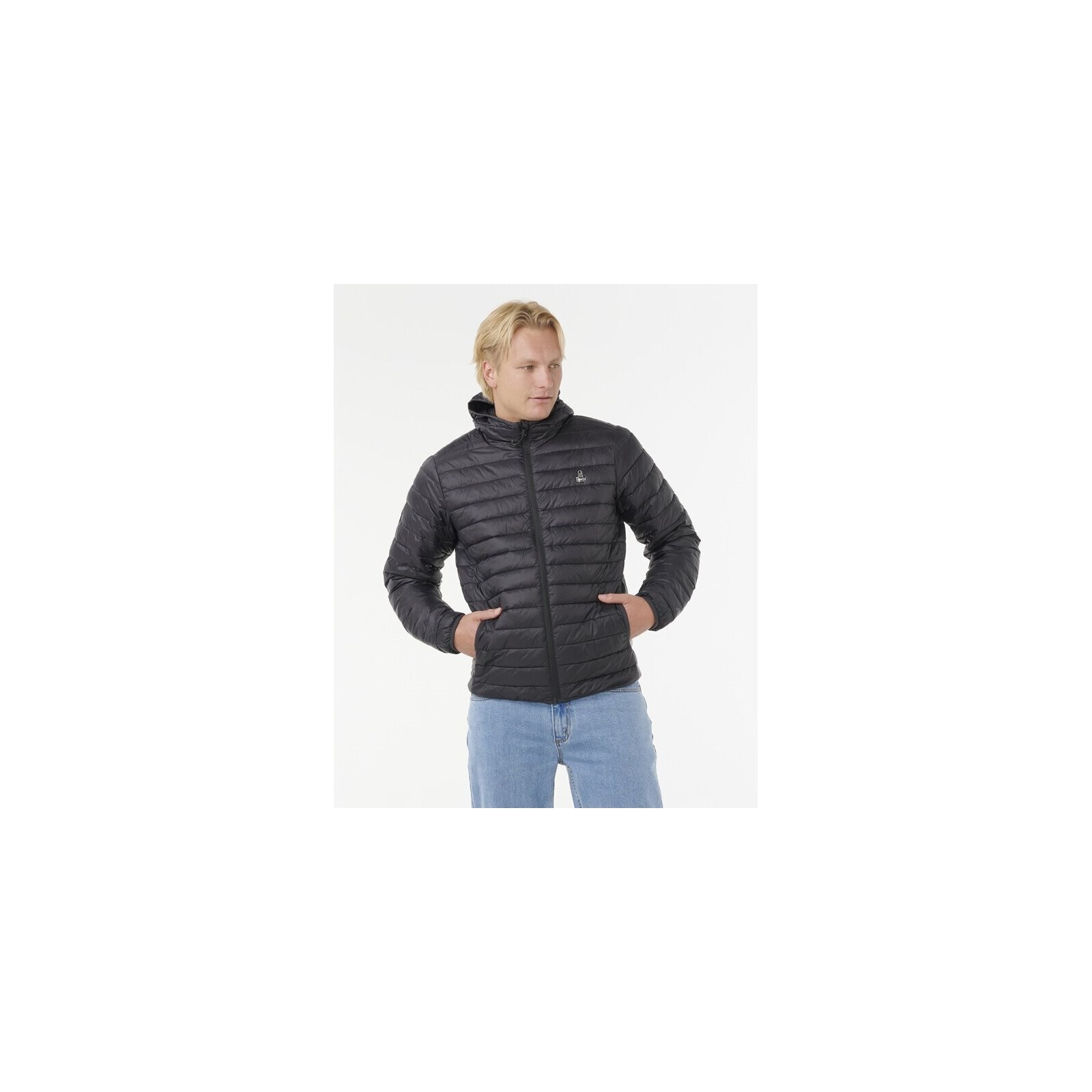 bunda RIP CURL - Anti Series Search Puffer Hood Black (90)