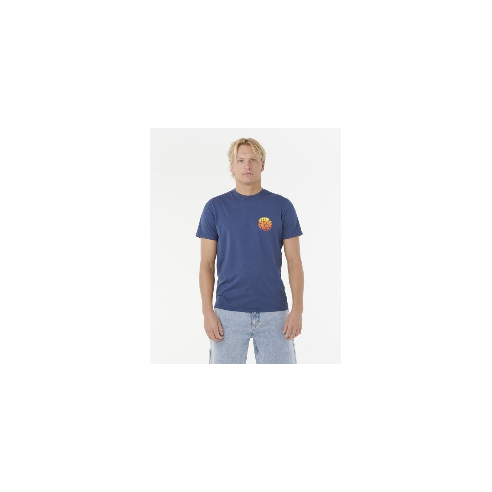 triko RIP CURL - Wettie Passage Icon Tee Light Navy (2359)