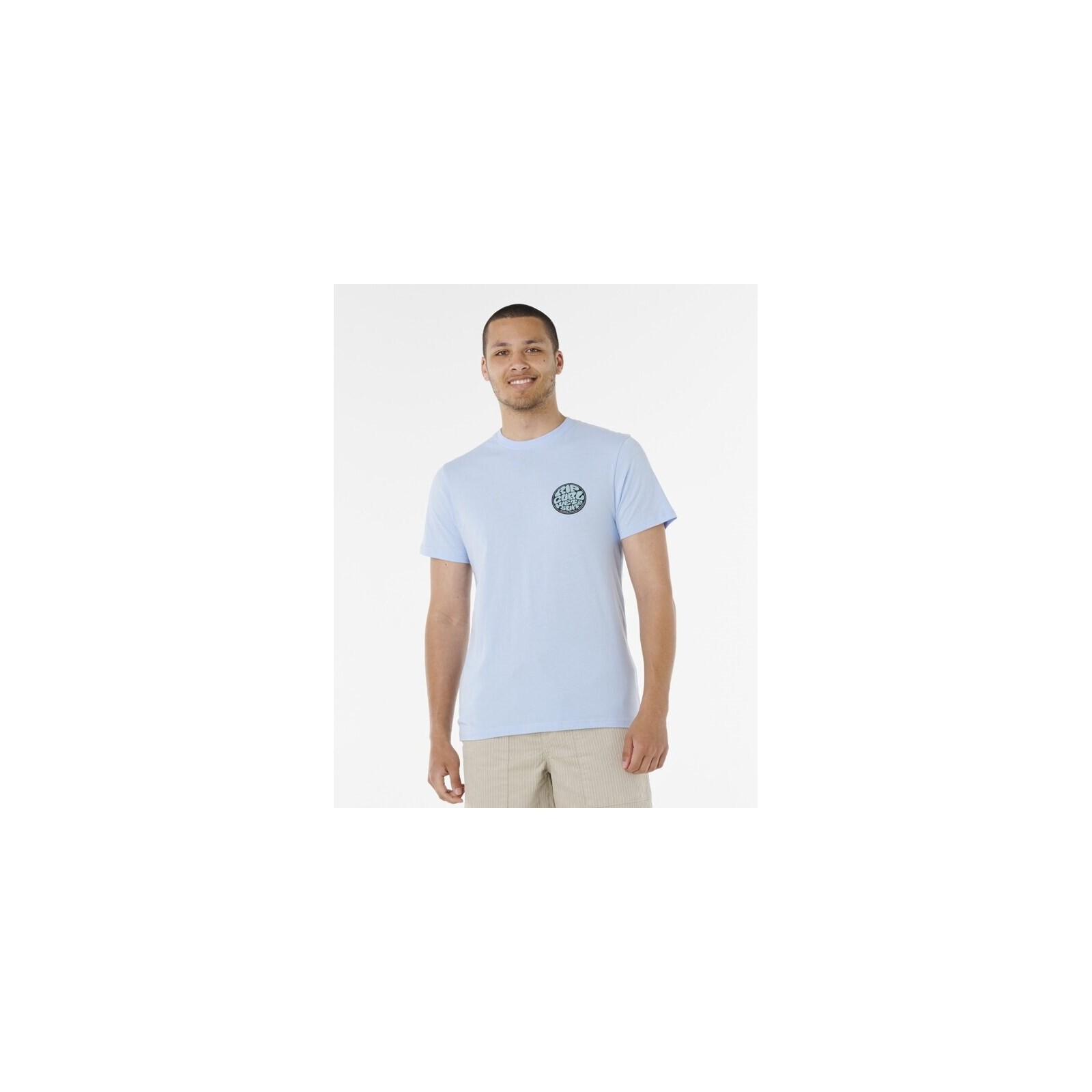 triko RIP CURL - Wettie Passage Icon Tee Blue Wind (2368) velikost: L