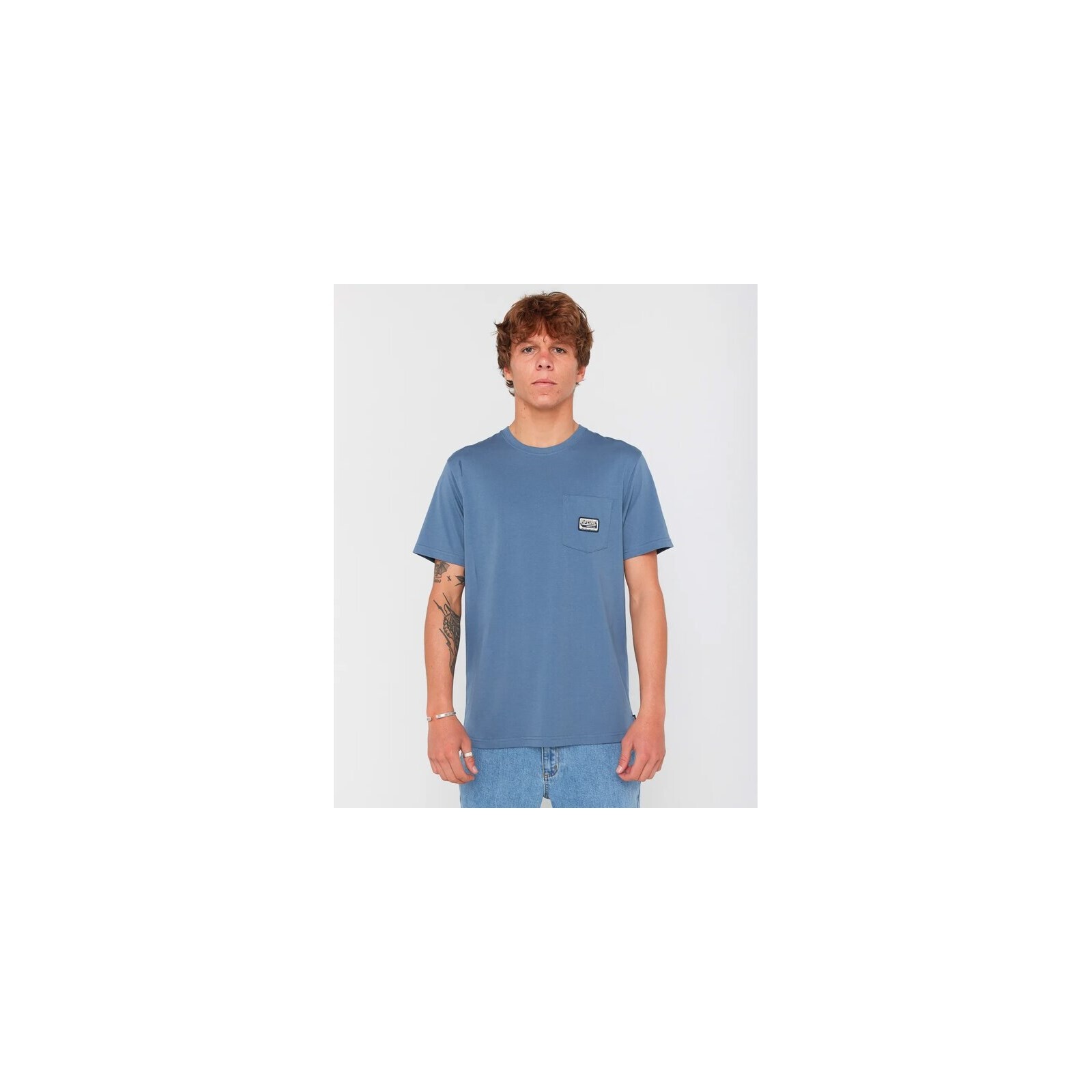 triko RIP CURL - Sportline Badge Ss Tee Bluefin (2361) velikost: M