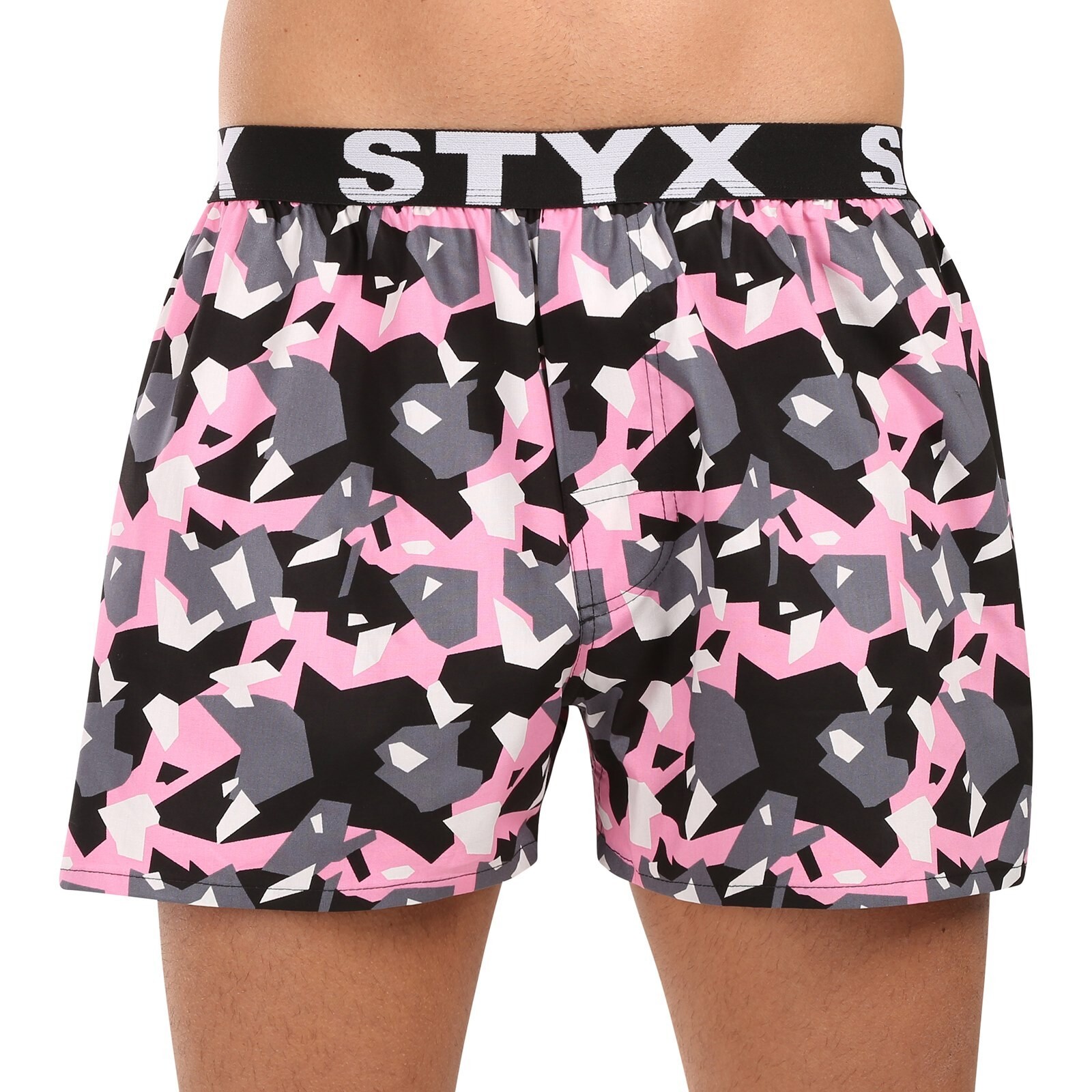 trenýrky STYX - art sportovní guma maskáe hranatý (MULTI) velikost: S