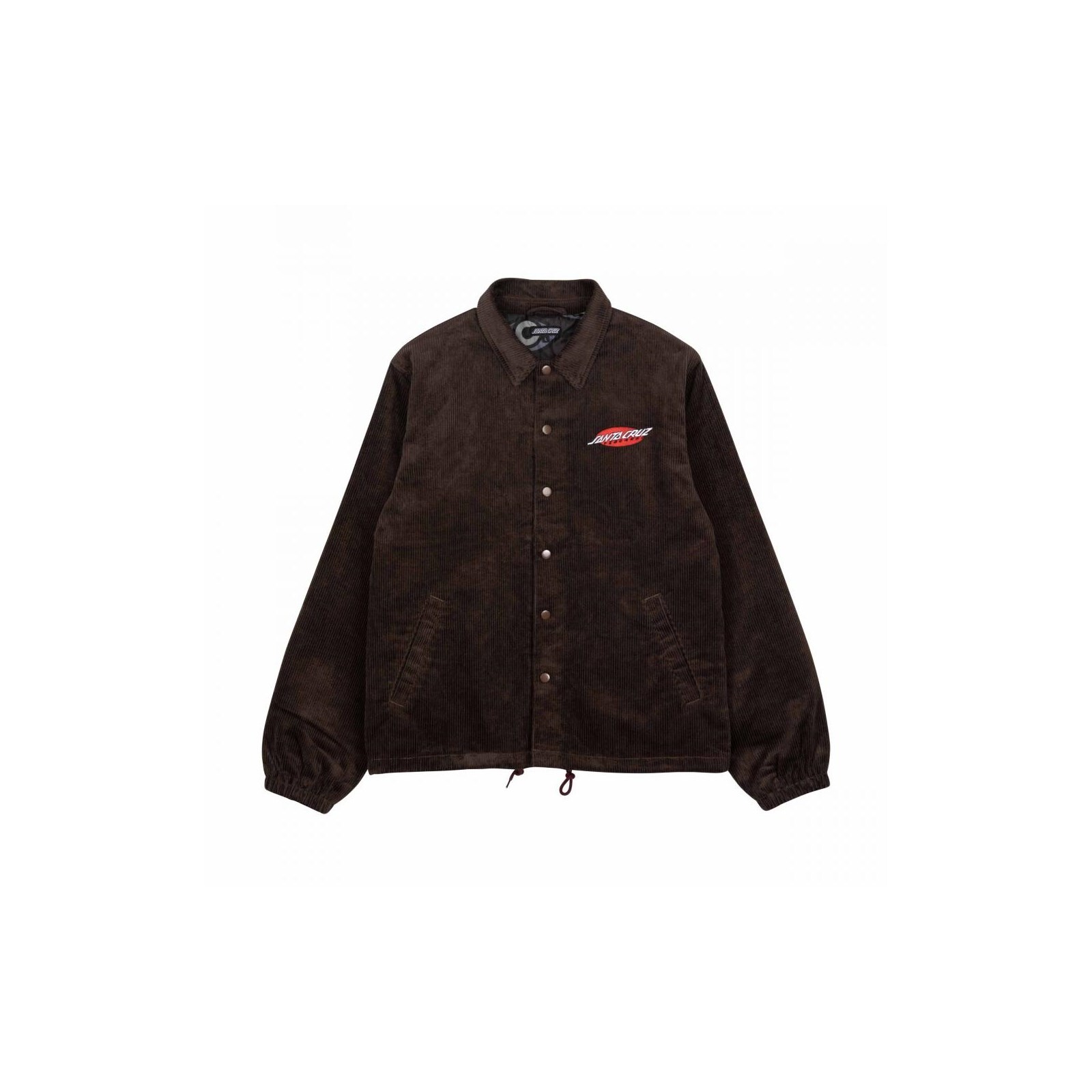 bunda SANTA CRUZ - Salba Voodoo Pit Coach Jacket Coffee (COFFEE) velikost: L