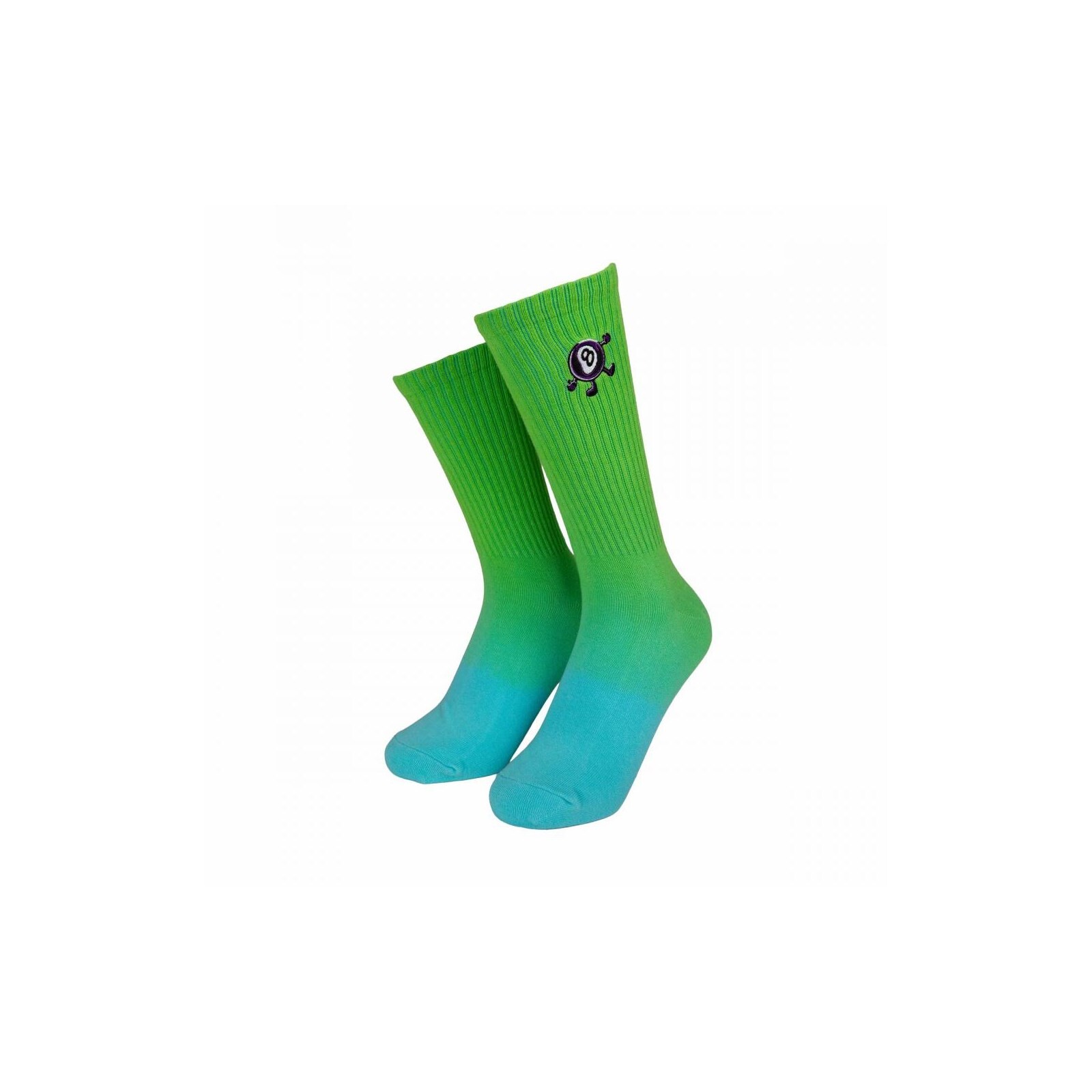 ponožky SANTA CRUZ - Winkowski Vertigo Socks (2 Pk) Tie Dye Black (TIE DYE BLACK)