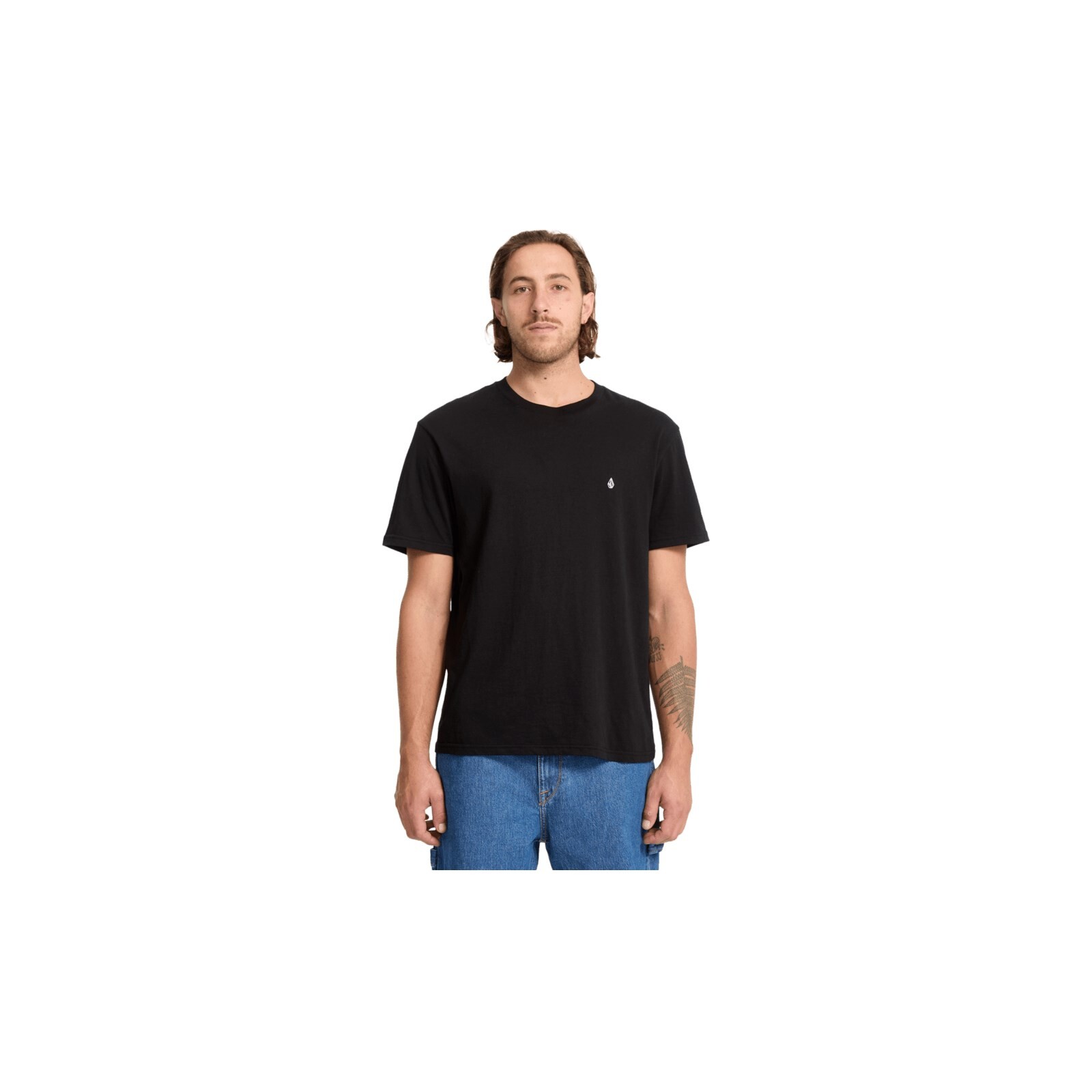 triko VOLCOM - Stone Blanks Bsc Sst (BLK) velikost: M