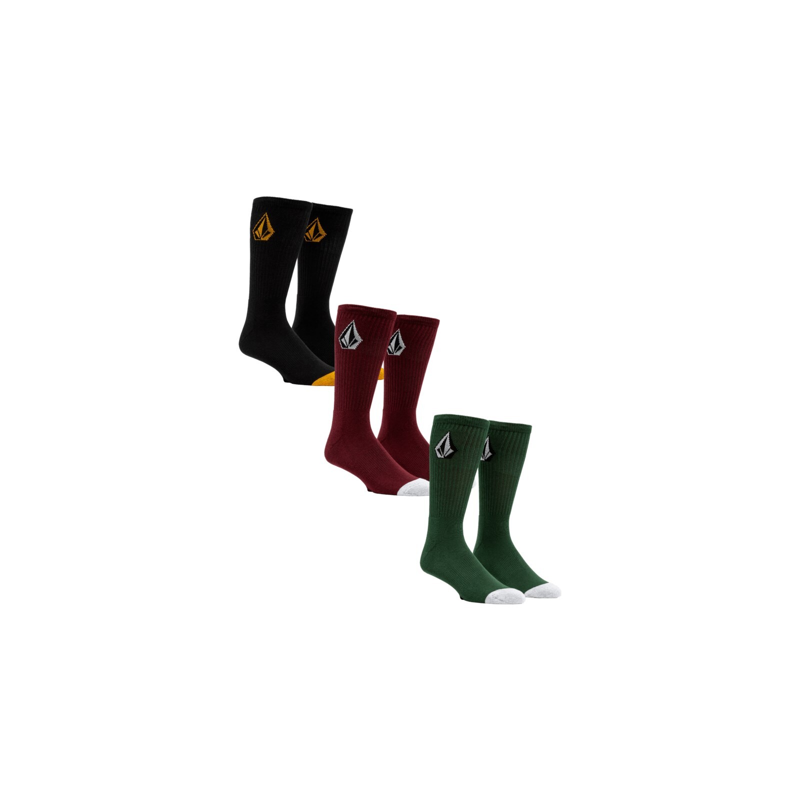 ponožky VOLCOM - Full Stone Mix Sock 3Pk (MIX) velikost: 3P