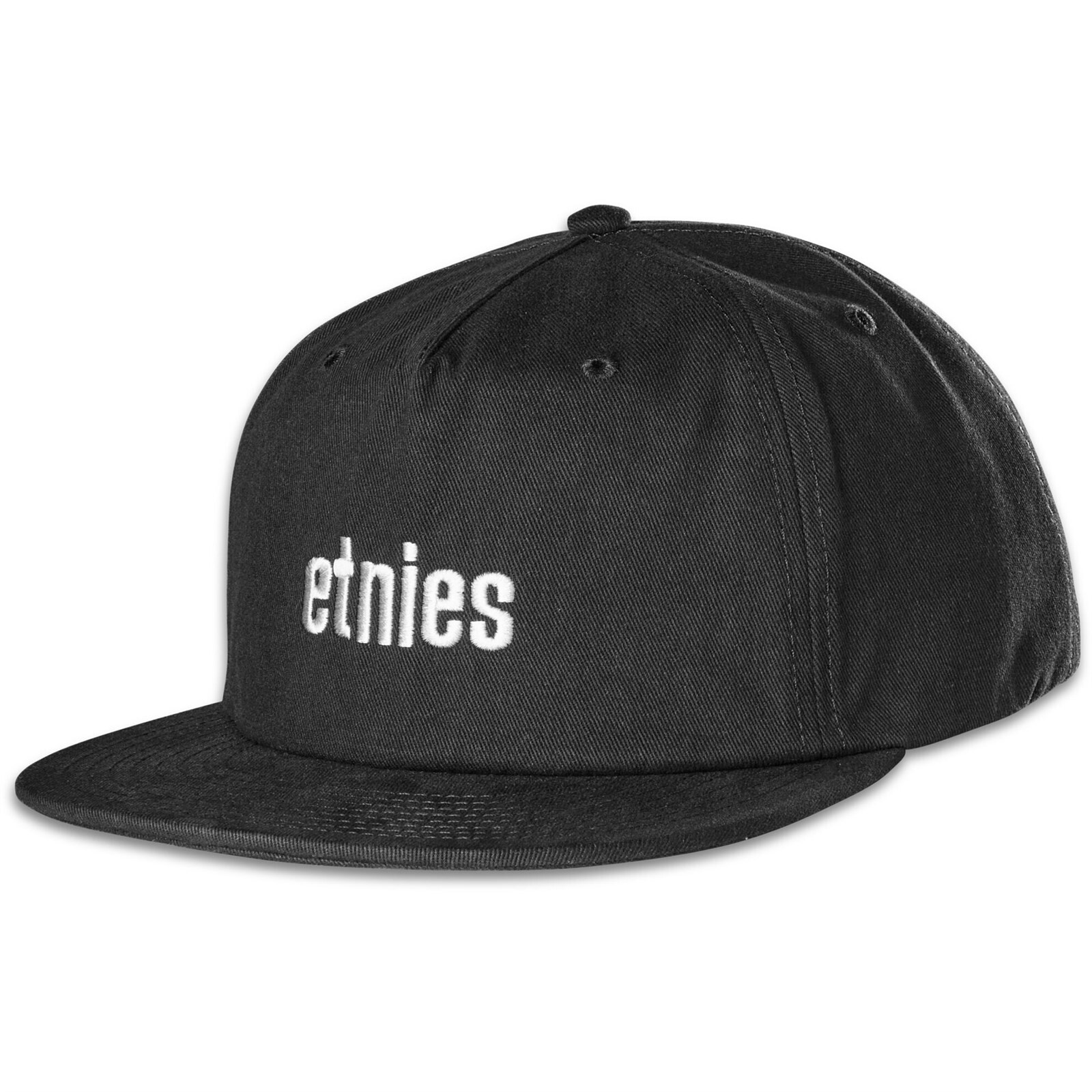 kšiltovka ETNIES - Icon Embroidery Snapback Black (001)