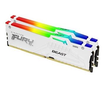 Kingston FURY Beast DDR5 16GB (Kit 2x8GB) 5200MT/s DIMM CL40 XMP White