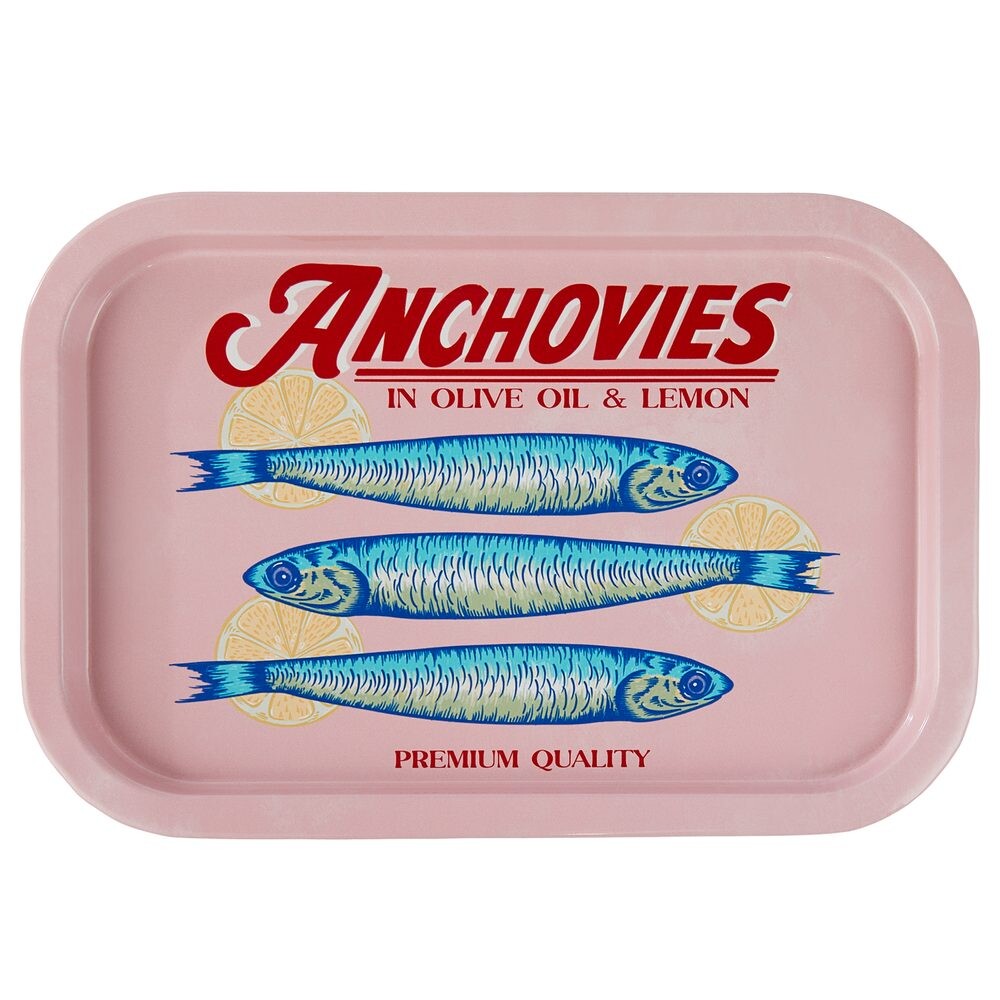 ANCHOVIES Podnos 20 x 30 cm - růžová