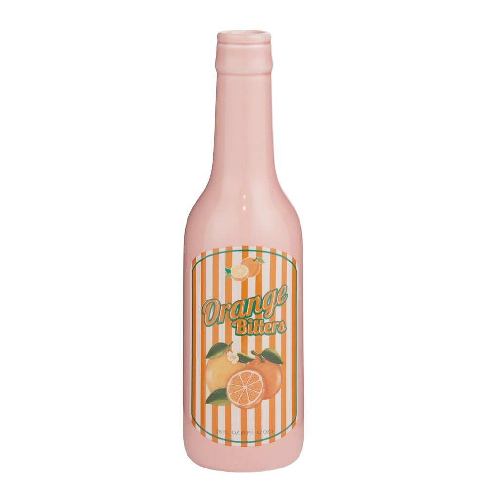 BEVERAGE Váza lahev 20 cm - růžová