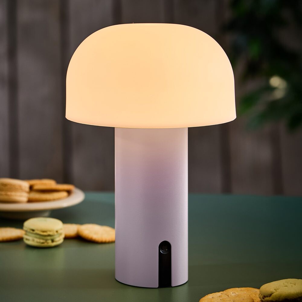 MUSHROOM Venkovní lampa - fialová