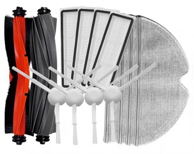 14ks HEPA filtry, kartáče a mopy pro MOVA S10/S10 Plus