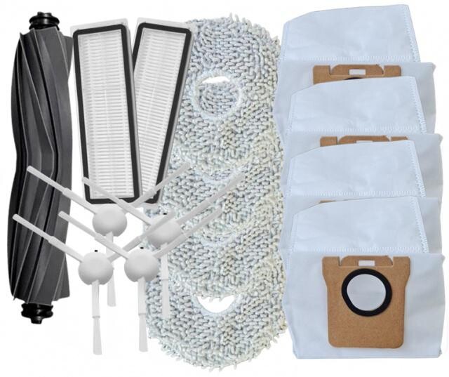 15ks HEPA filtry, kartáče, mopy a sáčky pro DREAME L10s Ultra, RLS6LADC sada