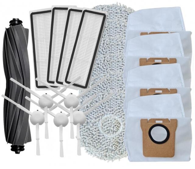 20ks HEPA filtry, kartáče, mopy a sáčky pro DREAME L10s Ultra, RLS6LADC sada