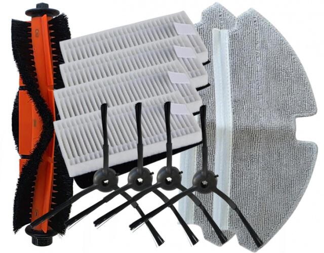 11ks Sada Kartáče, HEPA filtry a mopy pro MOVA M1