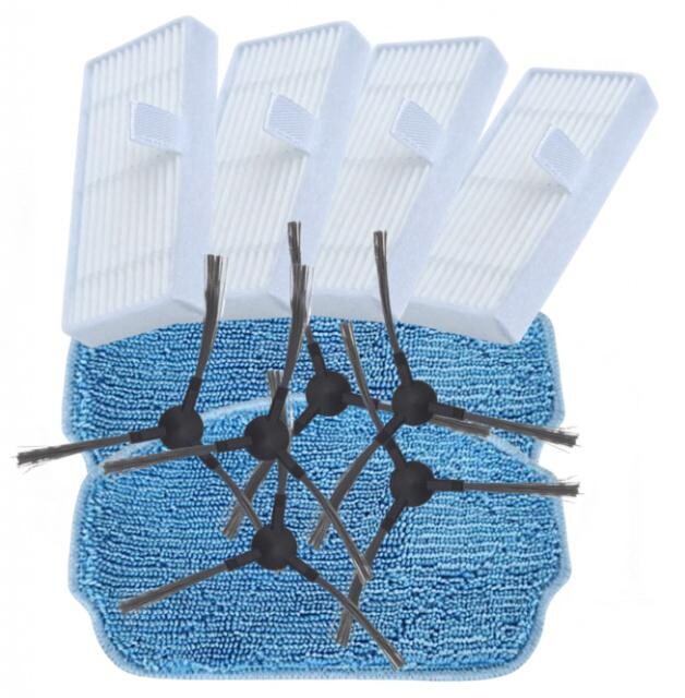 12ks Kartáče, mopy a HEPA filtry pro ETA Rover, Torro, Tesla iQ100, Conga