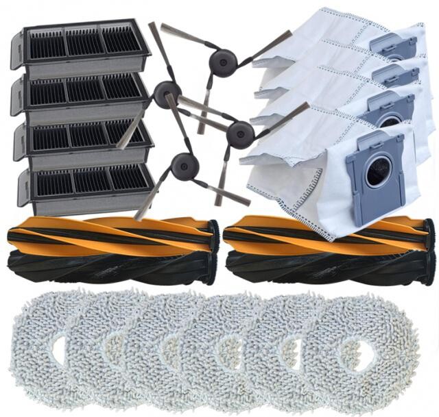 20ks Sada HEPA filtry, sáčky, mopy a kartáče pro DREAME L50, X50 Master, X50 Ultra, Mova