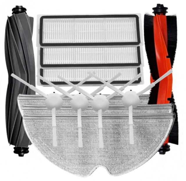 12ks HEPA filtry, mopy a kartáče pro DREAME D10s, D10s Pro, D9 Max Gen2 sada