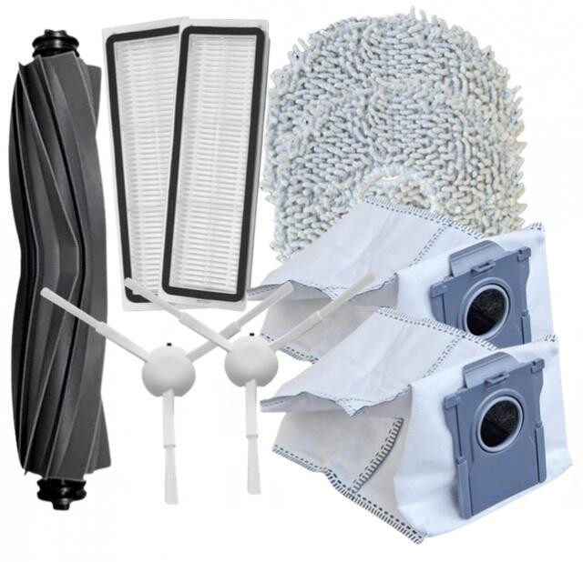 9ks HEPA filtry, kartáče, mopy a sáčky pro DREAME L10s Plus, L10s+ RLL42SD sada
