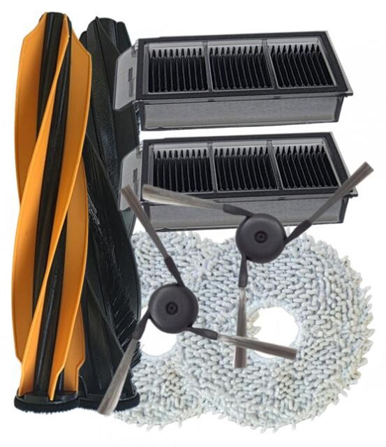 7ks HEPA filtry, mopy a kartáče pro DREAME L50 Pro Ultra, X50 Master, X50 Ultra /Complete