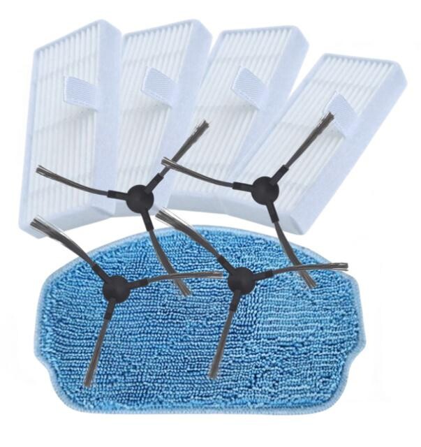 9ks HEPA filtry, mop a kartáče pro ETA Rover, Torro, Tesla Robostar iQ100, Conga, sada