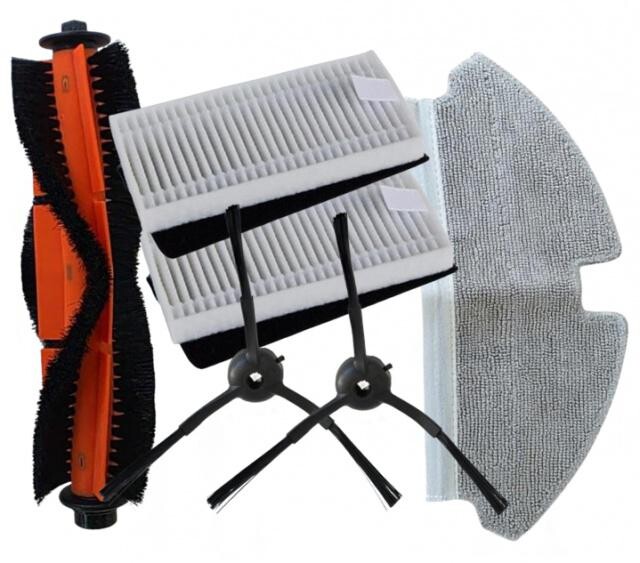 6ks Sada HEPA filtry, kartáče a mop pro MOVA M1