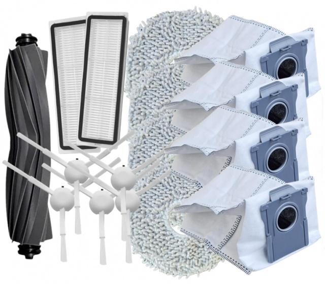 15ks HEPA filtry, kartáče, mopy a sáčky pro DREAME L10s Plus, L10s+ RLL42SD sada